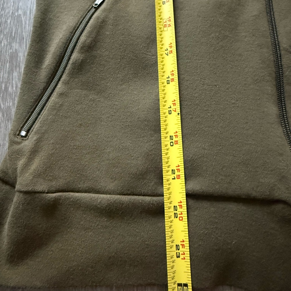 Talbots Women’s Olive Green Lightweight Jacket Zip up - Picture 6 of 6